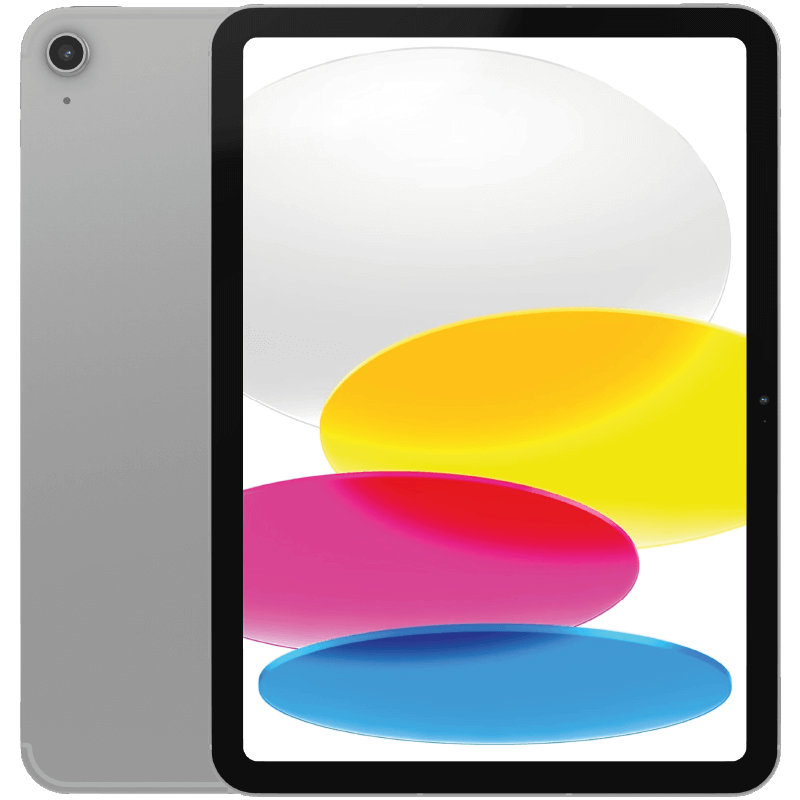Apple iPad 10,9 10:e gen (2022) Silver 64 GB WiFi + 5G Klass A Nytt batteri original (Refurbished)