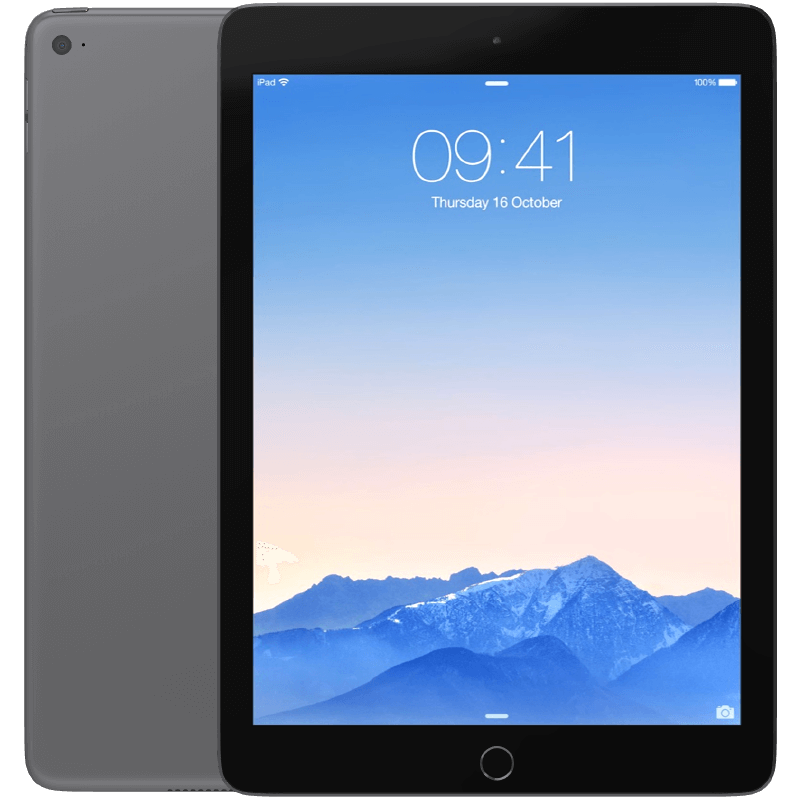 Apple iPad Air 2 Space grey Wifi 32GB Klass A (Refurbished)