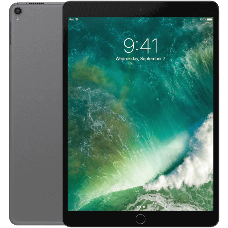 Apple iPad Pro 10,5 (2017) Space grey 64 GB Wifi + Cellular Klass A Nytt batteri (Refurbished)