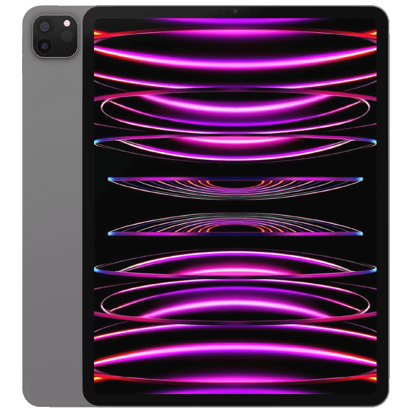 Apple iPad Pro 12,9 (2022) Space Gray 256 GB WiFi + 5G Klass B (Refurbished)