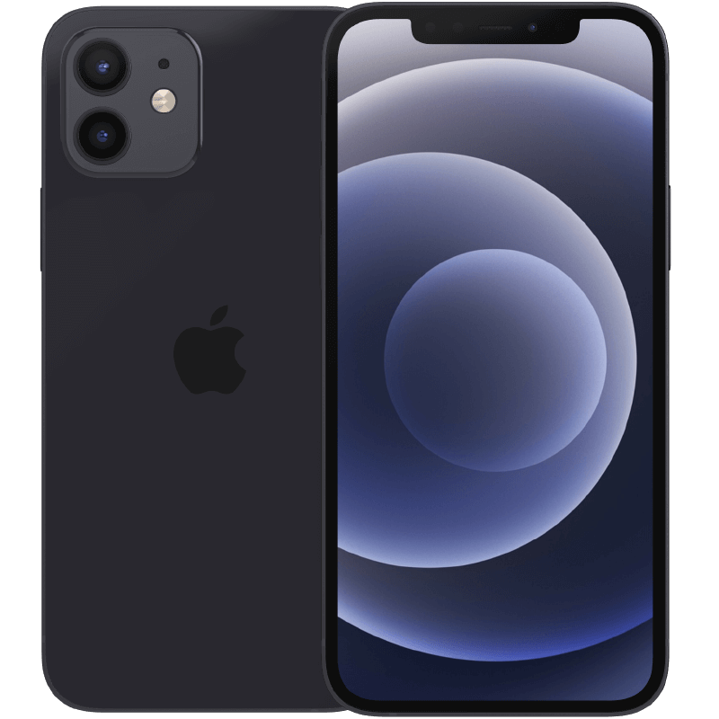 Apple iPhone 12 Black 64 GB Klass B Nytt batteri (Refurbished)