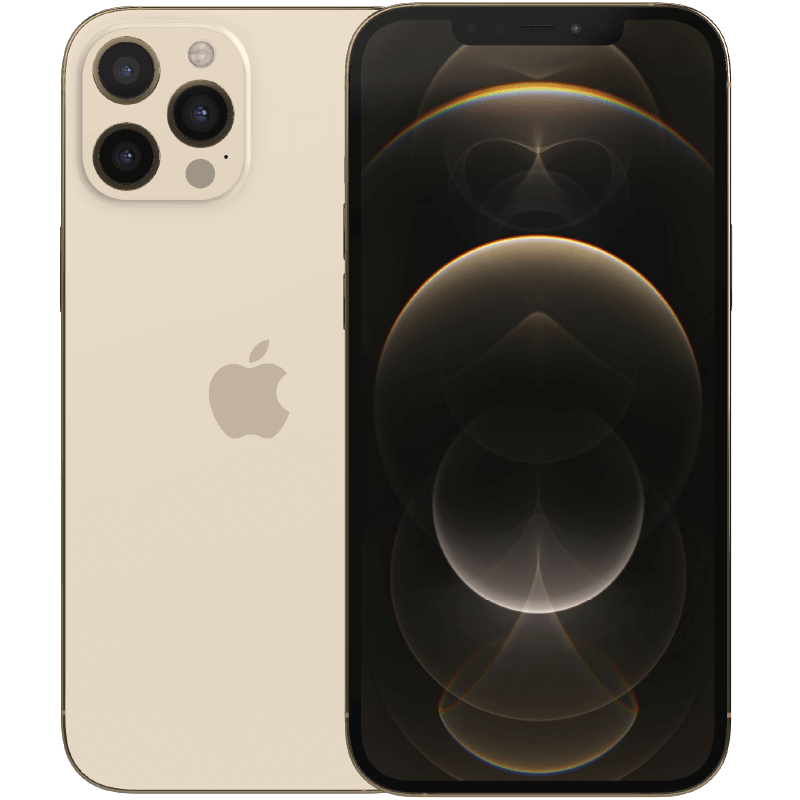 Apple iPhone 12 Pro Max Gold 128 GB Klass B Nytt batteri (Refurbished)
