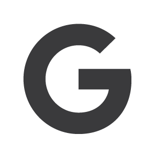 Google logo svartvit