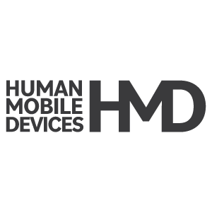 HMD logo svartvit