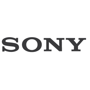 Sony logo svartvit